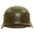 Original German WWII Named Army Heer M35 Service Worn Camouflage Helmet with 1941 Dated Liner - ET64 Original Items