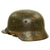 Original German WWII Named Army Heer M35 Service Worn Camouflage Helmet with 1941 Dated Liner - ET64 Original Items