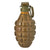 Original U.S. WWII Inert MkII Pineapple Grenade with H.E. Yellow Ring & Fuse Original Items