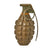 Original U.S. WWII Inert MkII Pineapple Grenade with H.E. Yellow Ring & Fuse Original Items