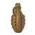 Original U.S. WWII Inert MkII Pineapple Grenade with H.E. Yellow Ring & Fuse Original Items