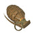 Original U.S. WWII Inert MkII Pineapple Grenade with H.E. Yellow Ring & Fuse Original Items