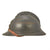 Original Rare French WWI Colonial Infantry & Navy Model 1915 Adrian Steel Helmet Original Items