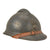 Original Rare French WWI Colonial Infantry & Navy Model 1915 Adrian Steel Helmet Original Items