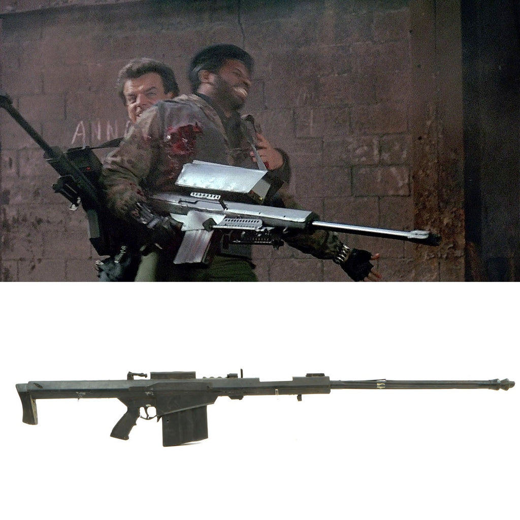 Original Rubber Film Prop Barrett M82A1 .50CAL “SASR” From Ellis Props - As Used in RoboCop (1987) Original Items