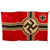 Original German WWII Kriegsmarine 1.5m x 2.5m Naval Battle Flag - Reichskriegsflagge Original Items