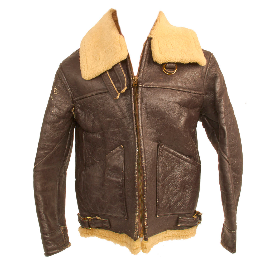 Original U.S. WWII Army Air Forces B-3 Sheepskin Bomber Jacket Original Items