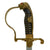 Original German WWII Army Officers Lion Head Sword by "Siegfried" E. Pack & Söhne of Solingen with Scabbard & Hanger Original Items