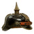 Original Imperial German WWI Prussian EM/NCO Infantry M1915 Pickelhaube Spiked Helmet - Dated 1915 Original Items