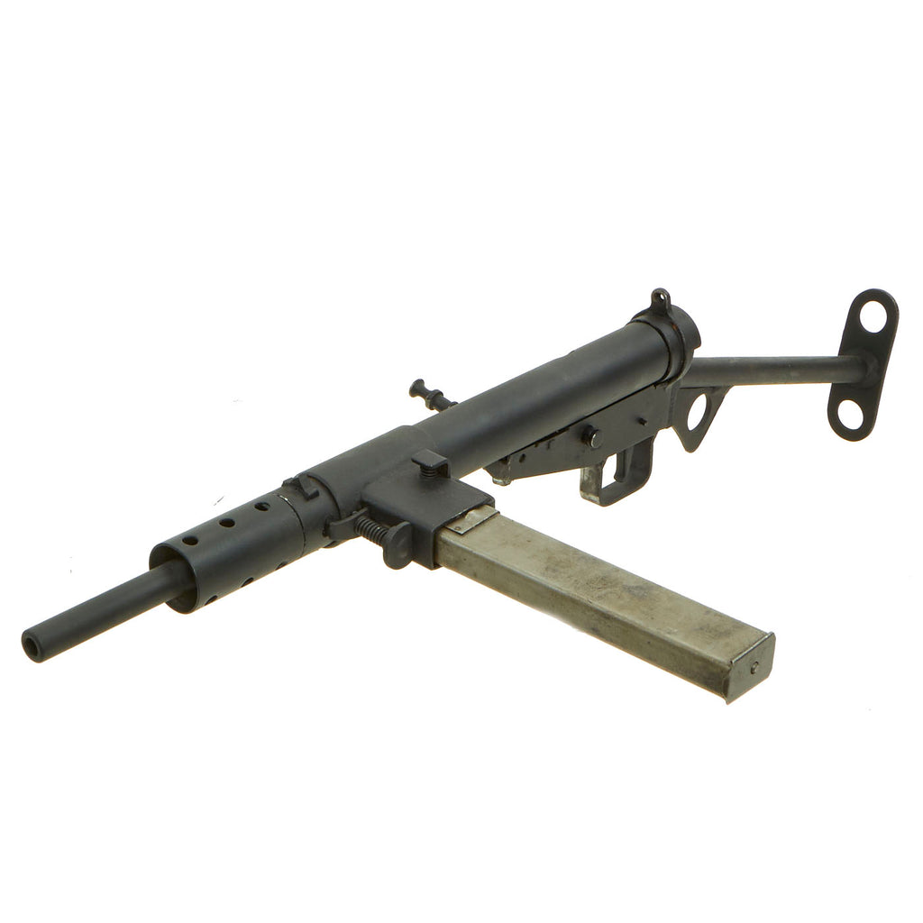 Original British WWII Sten MkII Display Submachine Gun with "T" Butt Stock - Serial D 53243 Original Items