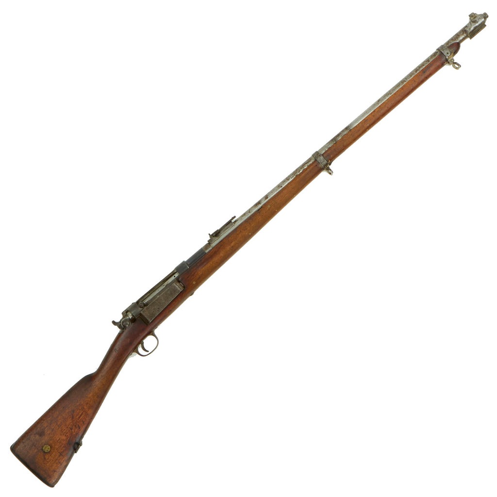 Original Danish Krag–Jørgensen Gevær M/89 Infantry Rifle with Duffle Cut Serial 24703 - dated 1892 Original Items