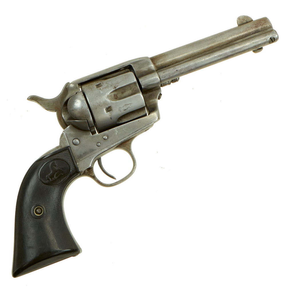 Original U.S. Colt .45cal Single Action Army Revolver made in 1891 with 4 3/4" Barrel & Factory Letter - Serial 141699 Original Items