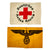 Original German WWII Armband Lot - DRK Red Cross & State Service Volunteer Eagle Armbands Original Items