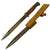 Original German WWII 98k 1942 dated Bayonet by Carl Eickhorn with Matching Maker Scabbard and Tropical Deutsches Afrika Korps DAK Web Frog Original Items