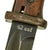 Original German WWII 98k 1942 dated Bayonet by Carl Eickhorn with Matching Maker Scabbard and Tropical Deutsches Afrika Korps DAK Web Frog Original Items