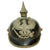 Original Imperial German WWI Prussian EM/NCO Infantry M1915 Pickelhaube Spiked Helmet - Dated 1916 Original Items