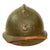 Original WWII French Model 1926 Adrian Défense Passive Civil Defense Helmet with Liner & Chinstrap - Olive Green Original Items