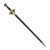 Original German WWII Early Luftwaffe Officer Sword by SMF with Scabbard - Nickel Plated Blade Original Items