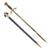 Original German WWII Early Luftwaffe Officer Sword by SMF with Scabbard - Nickel Plated Blade Original Items