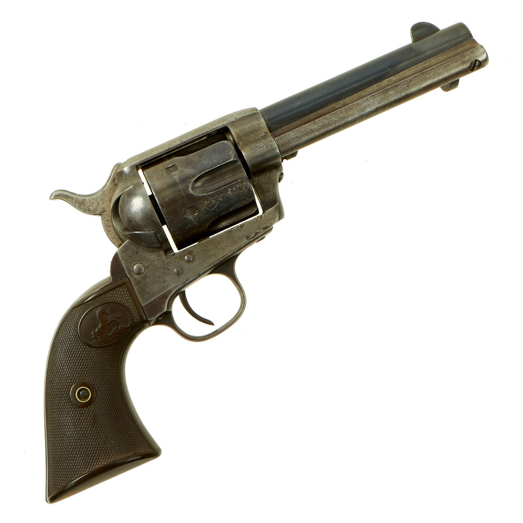 Original U.S. Colt Frontier Six Shooter .44-40 Revolver made in 1892 with Factory Letter & 4 3/4" Barrel - Serial 146668 Original Items