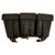 Original German WWII Matched Set of Two Black Leather Mauser 98k Triple Pouches by Kurt Seidel of Berlin Original Items