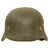 Original German WWII M35 Single Decal Luftwaffe Helmet with Partial Liner & Chinstrap - stamped SE64 Original Items