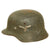 Original German WWII M35 Single Decal Luftwaffe Helmet with Partial Liner & Chinstrap - stamped SE64 Original Items