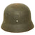 Original German WWII M35 Single Decal Luftwaffe Helmet with Partial Liner & Chinstrap - stamped SE64 Original Items