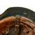 Original German WWII M35 Single Decal Luftwaffe Helmet with Partial Liner & Chinstrap - stamped SE64 Original Items