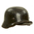 Original German WWII Luftwaffe M40 Single Decal Helmet with 56cm Liner & Chinstrap - ET64 Original Items