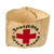 Original German WWII Named DRK Red Cross Grouping with Armband, ID Card, Collar Device and Patch - Countess Wrangel Original Items