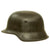 Original German WWII M42 Single Decal Army Heer Helmet with Torn 58cm Liner & Chinstrap - stamped ckl66 Original Items