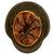 Original German WWII M42 Single Decal Army Heer Helmet with Torn 58cm Liner & Chinstrap - stamped ckl66 Original Items