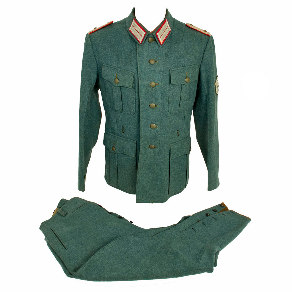 Original German WWII Municipal Police Oberleutnant Uniform Set - Ordnungspolizei Original Items