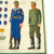 Original U.S. WWII Army Orientation Course German Navy Uniforms & Insignia Recognition Poster - Newsmap March 1943 Original Items
