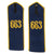 Original German WWII Marine HJ Unit 663 Soldat Shoulder Boards With RZM Tag - Unissued Original Items