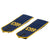 Original German WWII Marine HJ Unit 663 Soldat Shoulder Boards With RZM Tag - Unissued Original Items