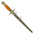 Original WWII German Early 2nd Model Luftwaffe Dagger by SMF with Nickel-Plated Blade Original Items