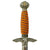 Original WWII German Early 2nd Model Luftwaffe Dagger by SMF with Nickel-Plated Blade Original Items