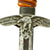 Original WWII German Early 2nd Model Luftwaffe Dagger by SMF with Nickel-Plated Blade Original Items