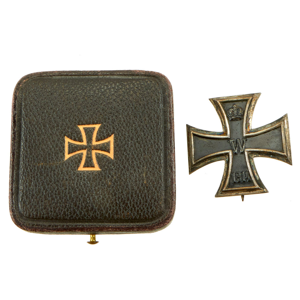 Original Imperial German WWI Cased Prussian Iron Cross First Class 1914 by Königliches Münzamt Orden - EKI Original Items