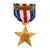 Original U.S. WWII Operation Husky Silver Star Medal With Citation and (2) PFC Chevrons - PFC John Szczurek Original Items
