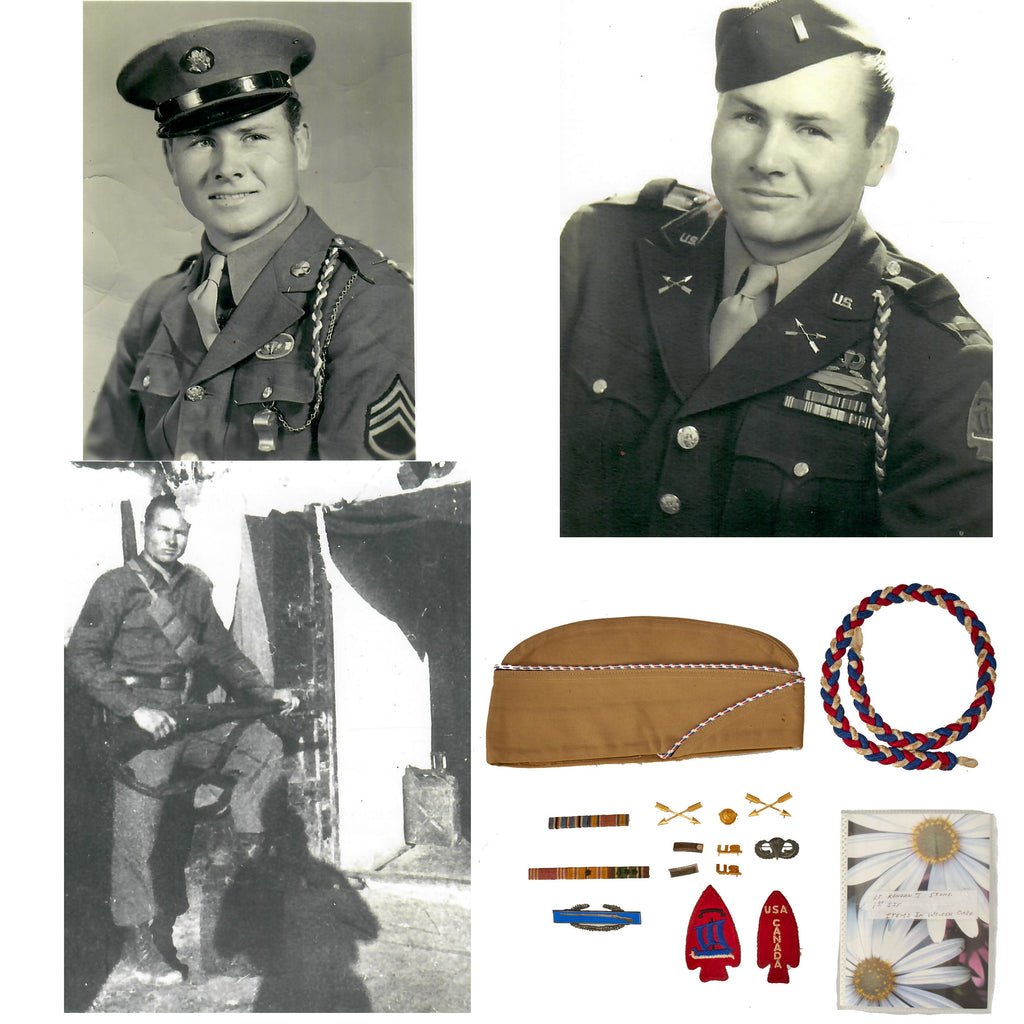 Original U.S. WWII First Special Service Force Commando Named Grouping - 1st Lt. Kendal J. Stone Original Items