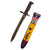 Original U.S. WWII M1 Garand 10 inch Cut Down Bayonet by Union Fork & Hoe with Custom 1st Cavalry Division Beaded  M7 Scabbard Original Items