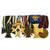 Original German WWI & WWII Medal Bar Featuring Iron Cross 1914 2nd Class - 5 Total Medals Original Items