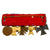 Original German WWI & WWII Medal Bar Featuring Iron Cross 1914 2nd Class - 5 Total Medals Original Items