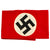 Original German WWII Wool SS Overcoat Multi-Piece Wool & Rayon Armband with SS RZM Tag Original Items