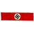 Original German WWII Wool SS Overcoat Multi-Piece Wool & Rayon Armband with SS RZM Tag Original Items