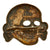 Original Rare German WWII SS Totenkopf Skull Badge for Visor Caps by Deschler & Sohn - Schutzstaffel Original Items