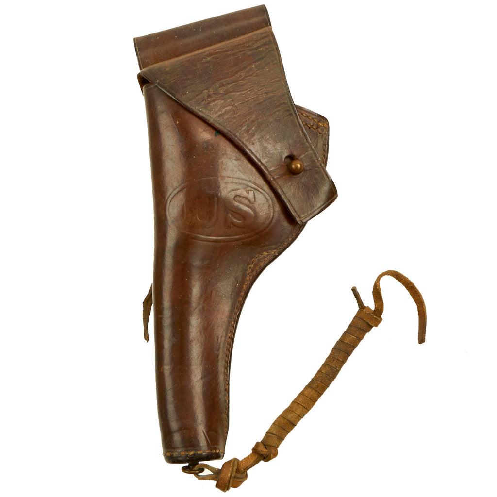 Original U.S. WWI M1909 Holster for Colt / S&W M1917 .45 Revolver by Graton & Knight - Dated 1917- Unit Marked 340th Infantry, 85th Division Original Items